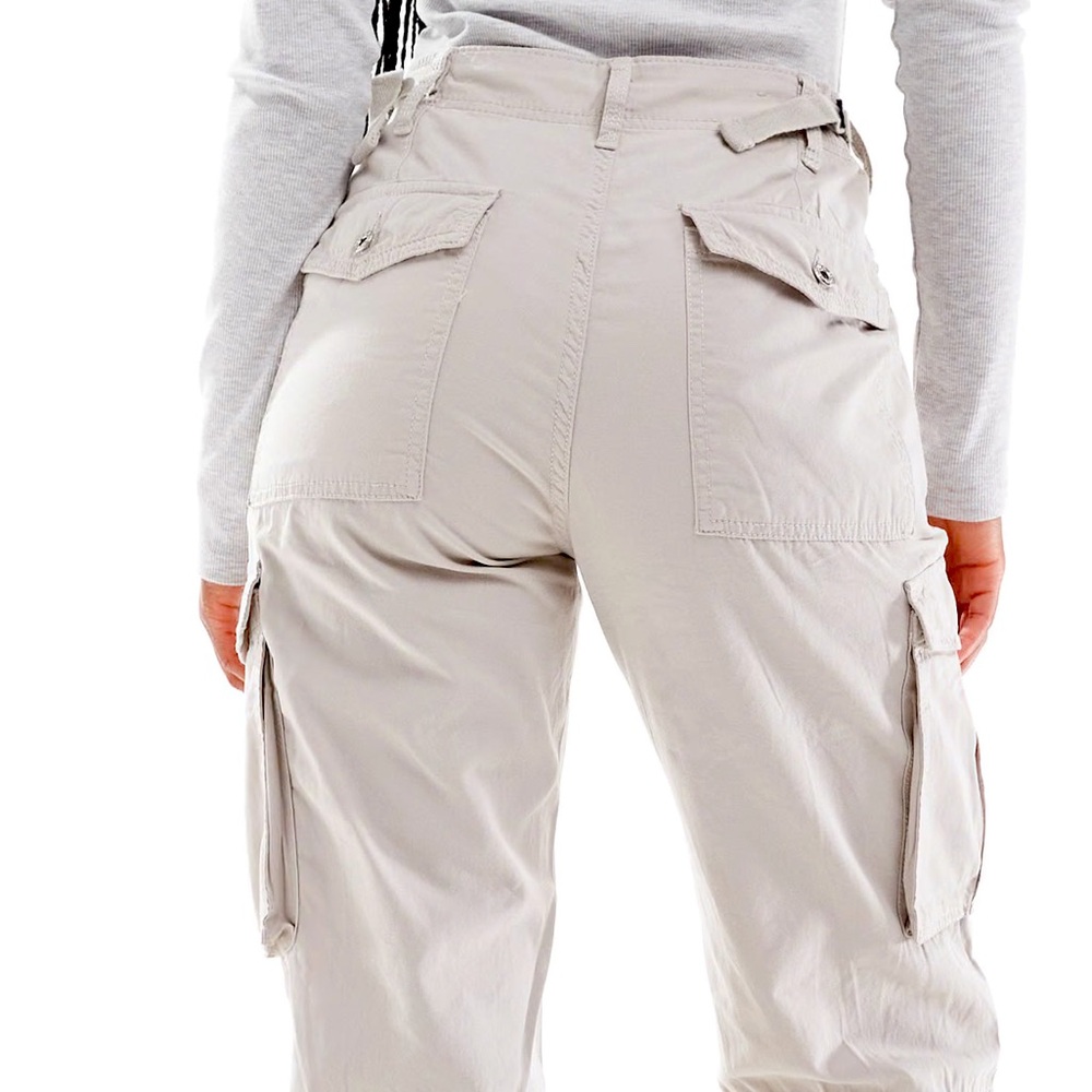 ASOS Berksha cargo pants in a pale grey
